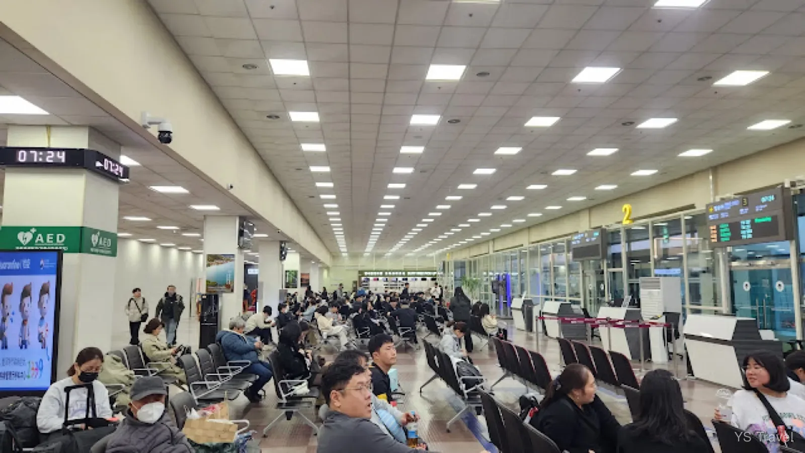 同樣是小機場,韓國的機場也是做得有聲有色